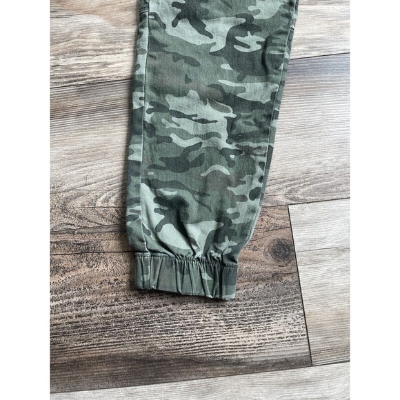 Free Planet Olive Camo Women’s Joggers Size Medium Cotton Spandex Blend - Picture 3 of 8